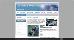 Desktop Screenshot of lochlomond-marina.co.uk